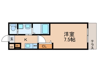 間取図 リアコート枚方御殿山町SOUTH