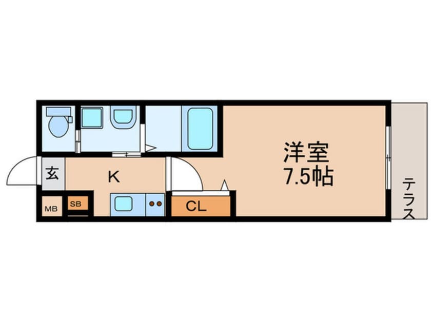 間取図 リアコート枚方御殿山町SOUTH