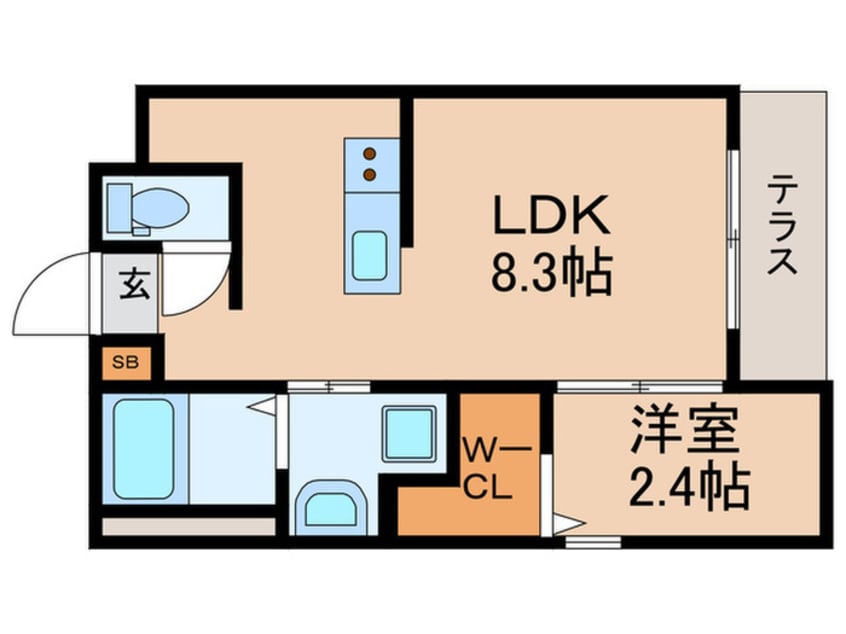 間取図 リアコート枚方御殿山町SOUTH