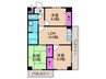 Growth Place新石切 3LDKの間取り
