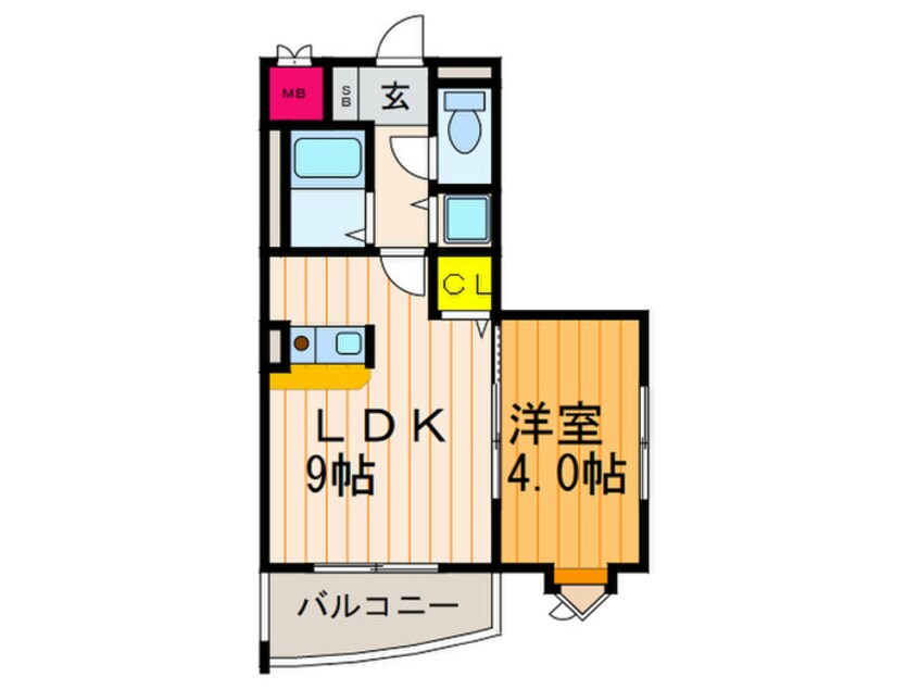 間取図 リーガルエクセレント