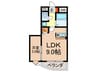 リーガルエクセレント 1LDKの間取り