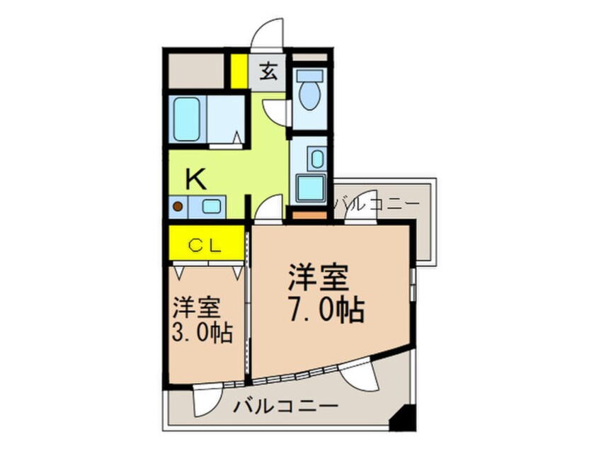 間取図 リーガルエクセレント