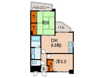間取図 フレンテ灘