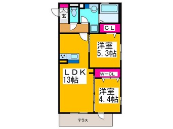 間取図 フロレゾン