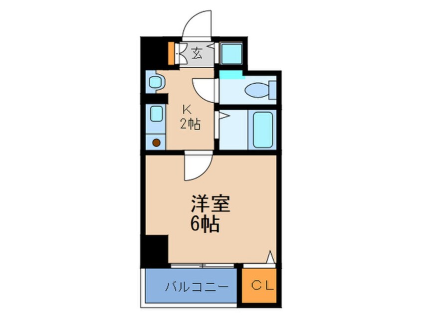 間取図 センティ天満橋