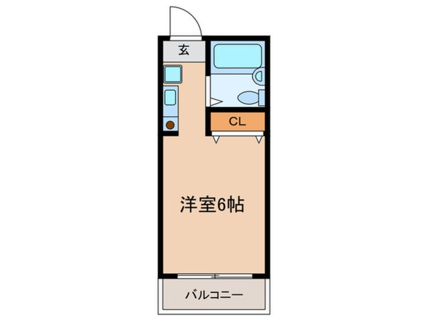 間取図 ラ・フォーレ大桐