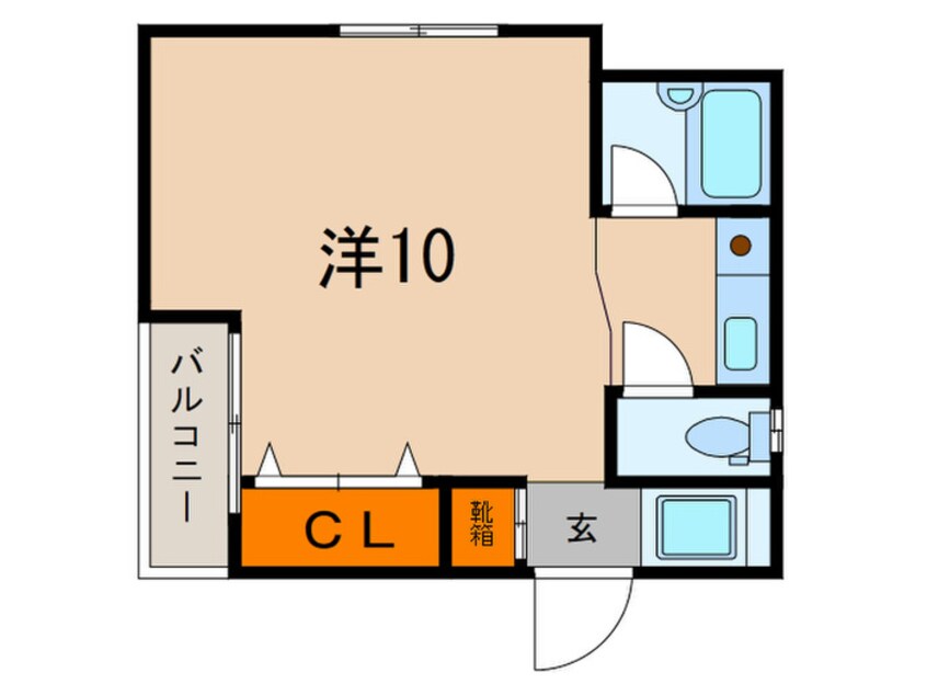 間取図 メゾピアノ王子公園