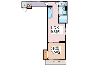 間取図 セレニティ荒本B棟