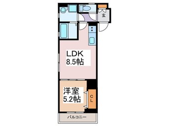 間取図 セレニティ荒本B棟