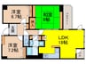 ソリオ宝塚西館(904) 3LDKの間取り