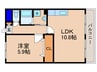 アプロ－ズ 1LDKの間取り