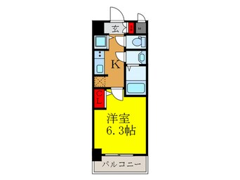 間取図 S-RESIDENCE江坂Eminence