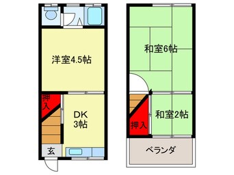 間取図 江瀬美連棟