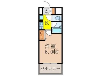 間取図 エスリ－ド新大阪第8（307）