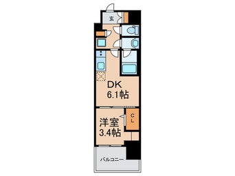 間取図 ドゥーエ天満橋