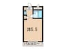 ビレッジⅠ 1Rの間取り