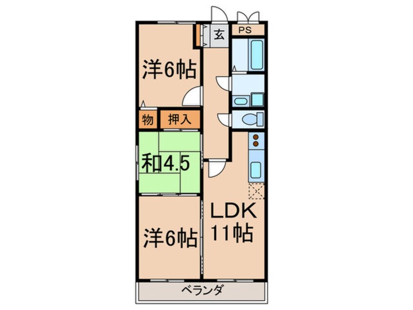 間取図 ドリ－ムコ－ト学研