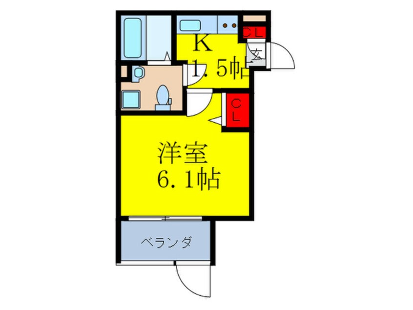 間取図 ｃｉｅｌ高殿