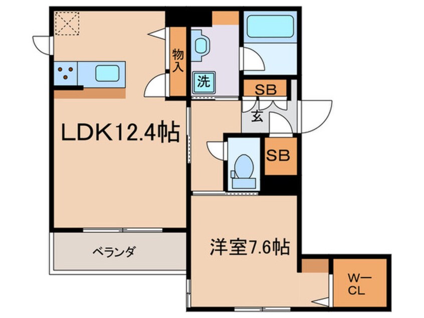 間取図 シャーメゾン御所一条