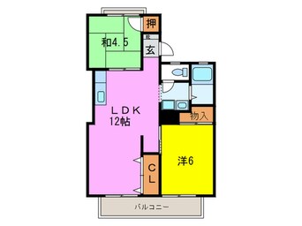 間取図 コ－ポタニワ