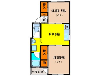 間取図 桜荘マンション