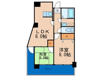 間取図 レジデンス・ウエストナイン