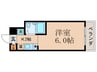 パルティ－ル御陵 1Kの間取り