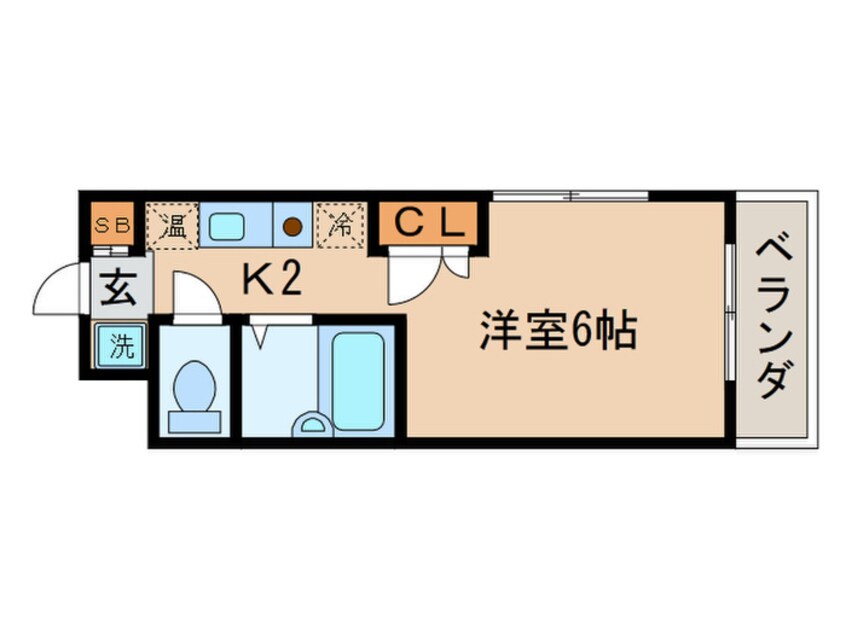 間取図 パルティ－ル御陵