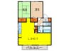 プレステ－ジ芦屋Ｅ棟 2LDKの間取り