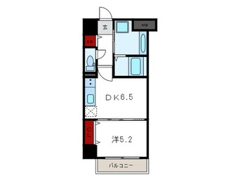 間取図 フォレ・リビエール磯辺通