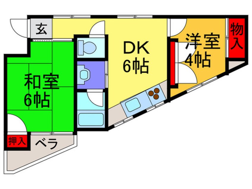 間取図 リバ－サイドヴィラ