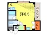 カサリナ7 1Rの間取り
