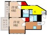 神田１丁目貸家 2Kの間取り