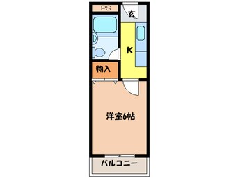 間取図 清水Ｍ１