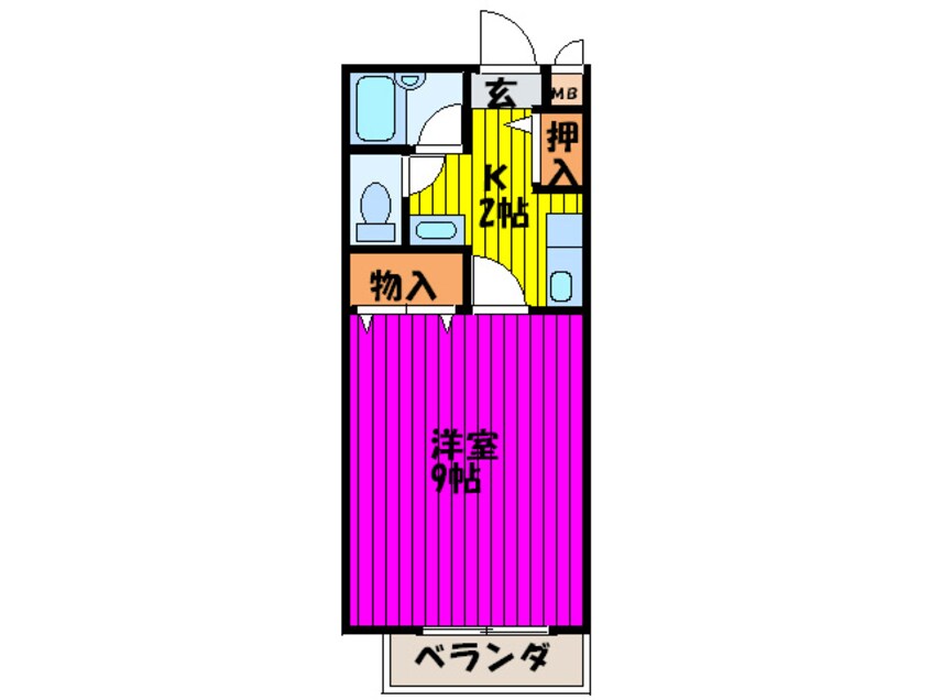 間取図 Ｍ・ローゼ忍ヶ丘