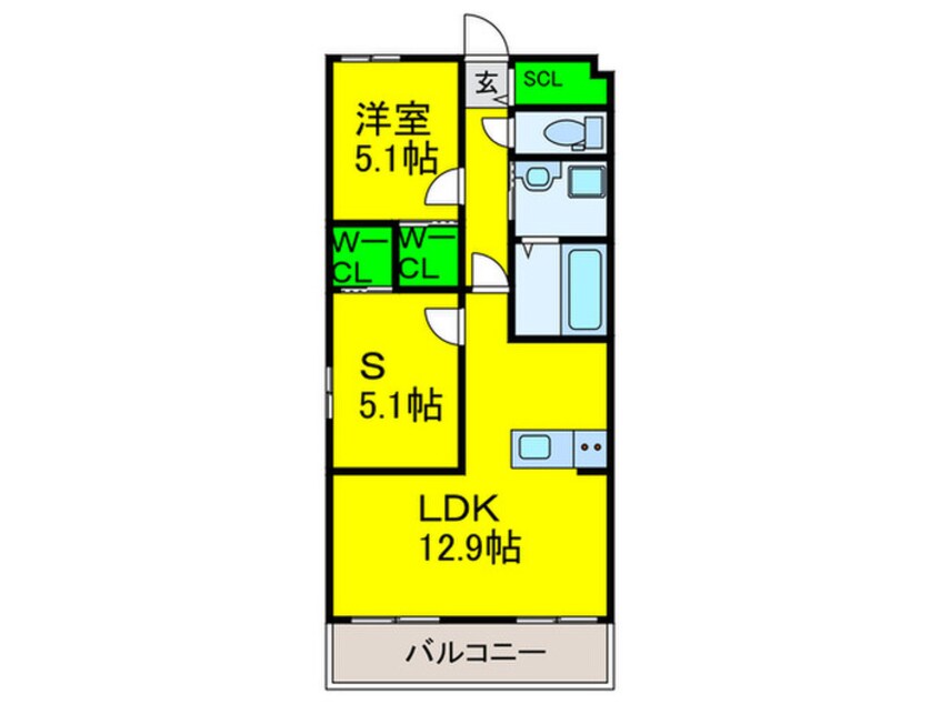 間取図 仮）高石市高師浜3丁目新築工事