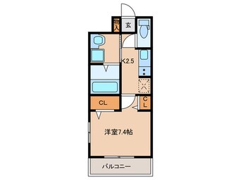 間取図 あどばんす蘭