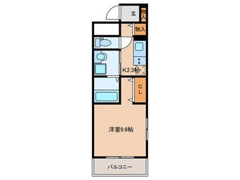 間取図 あどばんす蘭