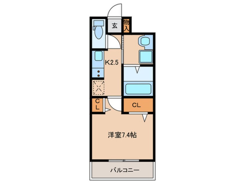 間取図 あどばんす蘭