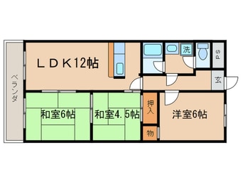 間取図 ラポ－ト長谷川