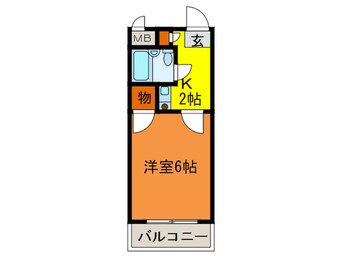 間取図 ビスタ川西
