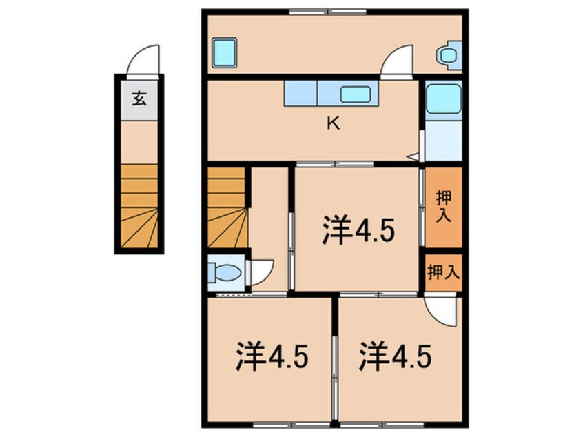 間取図 荒石アパート