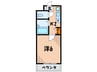 キングガーデン 1Kの間取り