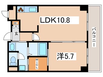 間取図 アウロ－ラ武庫之荘