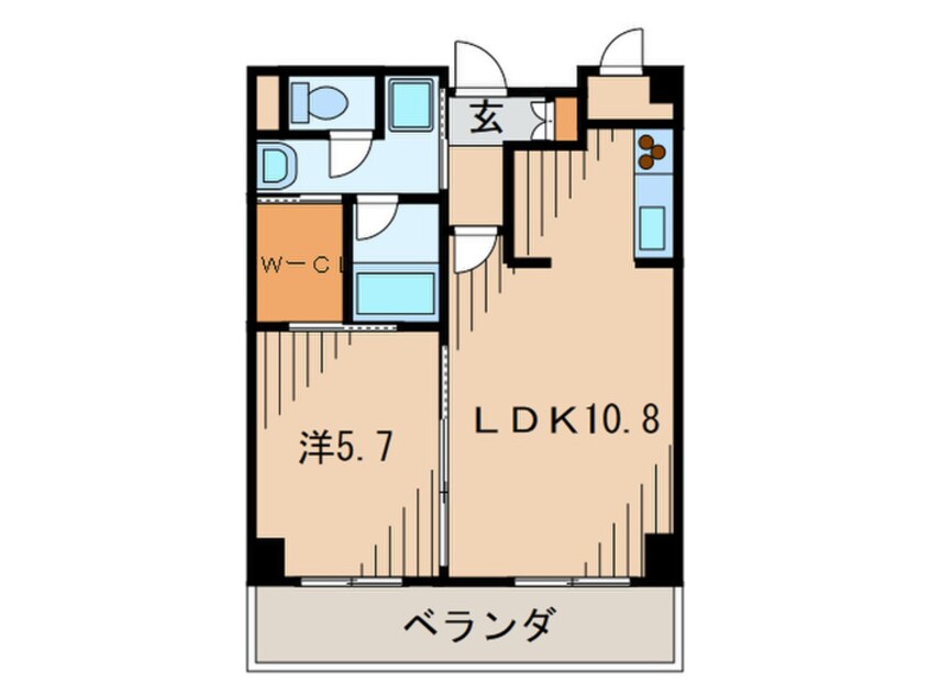 間取図 アウロ－ラ武庫之荘
