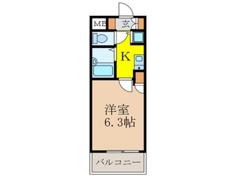 間取図 リーガル新大阪Ⅲ(403)