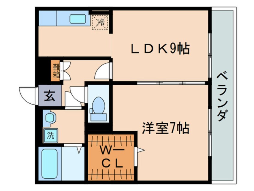 間取図 セジュ－ルイマチ