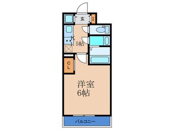 間取図 仮）ｱﾄﾞﾊﾞﾝｽ西梅田ｼﾞｪｲｽ（202）