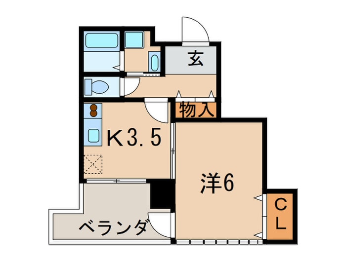 間取り図 ヴァンド－ム武庫之荘